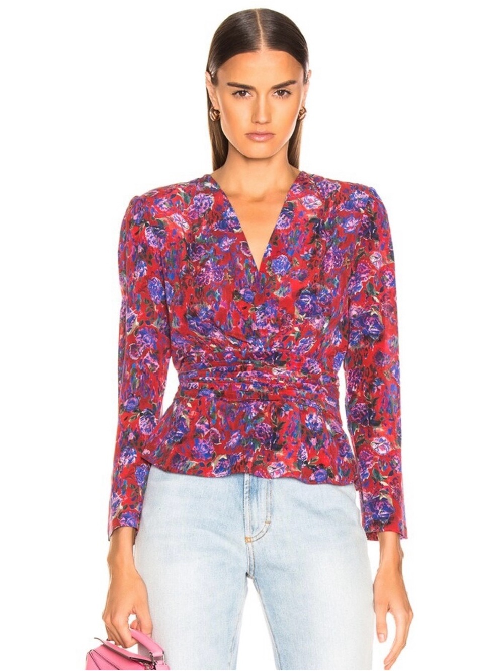IRO Floral Blouse Size Large